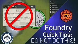 Foundry Quick Tips: DO NOT DO THIS!