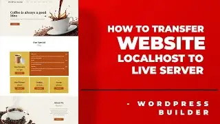 Transfer Website Localhost To Live Server