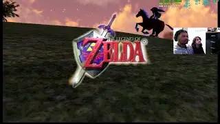 The Legend Of Zelda Ocarina Of Time+Texturas HD Project64 Ensinando Minha Filha a Jogar 4k 60 FPS