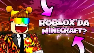 🌌MİNECRAFT AMA ROBLOXTA!?🌈 | Mineblox | Roblox Türkçe