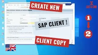 Create new SAP Client - Client Copy [english]