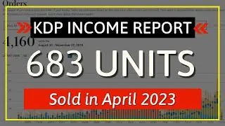 KDP Income Report April 2023: How I Sold 683 Low Content Books and Made....