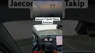 JAECOO 7 - Şerit Takip Asistanı #povtestdrive #autobahn #autopovdrive