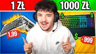 KLAWIATURA za 1 ZŁ VS 1000ZŁ w Fortnite