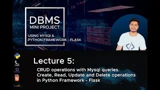 #5(DBMS MINIPROJECT) CRUD operations with MySQL queries. Create, Read, Update and Delete operations