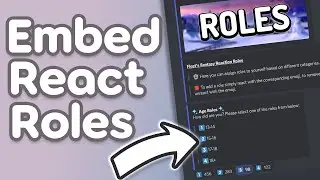 How to make Embedded Reaction Roles on Discord! (2022)