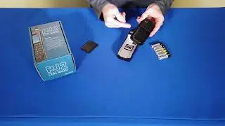 Sportys PJ2 COM Radio - how to insert the batteries