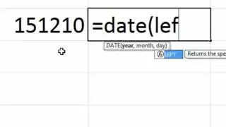 Excel -- Converting a String of Text to a Date