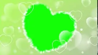 Green Screen Heart Background Effect | Free Download