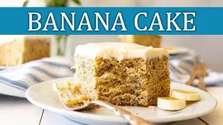 Super Moist Banana Cake with Cream Cheese Icing | Rave Reviews! ⭐️⭐️⭐️⭐️⭐️