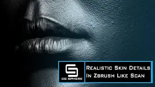 Realistic Skin Details  In Zbrush Like Scan ( Hyper Realistic )