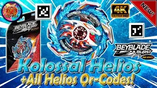 New Qr-Code Kolossal Helios + All Old Qr-Codes | Qr-Код Kolossal Helios - Beyblade Burst Pro Series