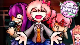 МОНИКА ВЕРНУЛАСЬ! ЦЕЛЫЙ ЧАС DDLC в FNF! 💜 Friday Night Funkin: Doki Doki Takeover!