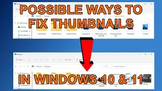 Fix Thumbnails not displaying in Windows