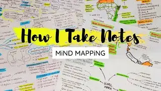 How I take Notes ☆ Mind Mapping Method ☆ How to Make Mind Map | Note Making