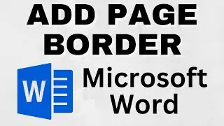 How to Add Page Border in Microsoft Word - Insert Border to Page in MS Word