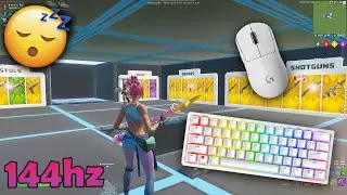 Razer Huntsman Mini ASMR Chill 🤩 GO GOATED Zone Wars 🏆Satisfying Keyboard Fortnite