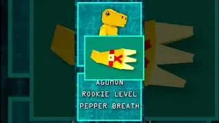 Digimon Analyzer: Agumon (Digimobs Minecraft) #shorts