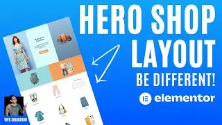 Hero Shop Layout Elementor Pro Wordpress Tutorial