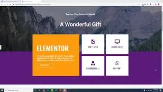 Mobile App or Windows 10 Like UI in Elementor with Clickable Columns Layout