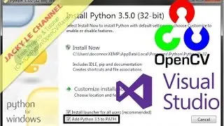 Install OpenCV, Numpy, Scipy for Python and Visual Studio - OpenCV for Python Tutorial 01