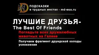 Лучшие друзья достижение, дополнение Пламенная песнь / The Best Of Friends achievement FireSong ESO