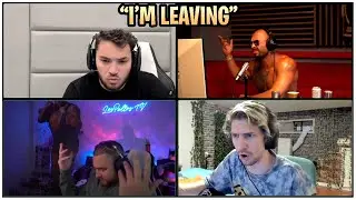 xQcOW & Andrew Tate Get Into Heated Argument That Makes Him LEAVE Adin's Stream!