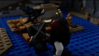 LEGO Pirates of the Caribbean stop motion Isla de muerta scene