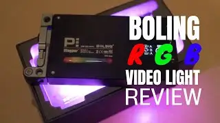 Awesome Small LED - The Boling P1 LED RGB Video Light Review