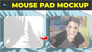 How to put an image or any design on the mouse pad - Photoshop Tutorial