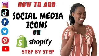 HOW TO ADD SOCIAL MEDIA ICONS ON SHOPIFY