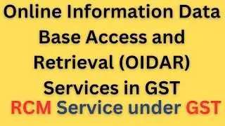 OIDAR ONLINE INFORMATION DATABASE ACCESS AND RETRIEVAL SERVICE UNDER RCM