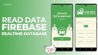 Retrieve Data from Firebase Realtime Database in Android Studio | CRUD - Read | Kotlin