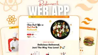 Create a Responsive Restaurant Website | React.js & Tailwind CSS Full Tutorial