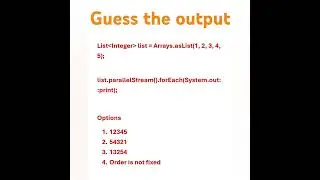 Daily Java interview questions | Guess the output #java #shorts