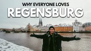 A Day in Regensburg, Germany! | Historic Old Town, Old Stone Bridge + Walhalla