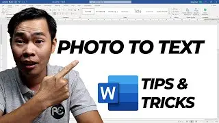 How EASY to Convert Image to Text in Word Document |  Image to Text Conversion