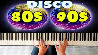 Популярные песни 80-х, 90-х на пианино.