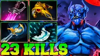 23 Kills Night Stalker !! Night Stalker Dota 2 Offlane Carry Build Rampage Pro Gameplay Guide 7.35