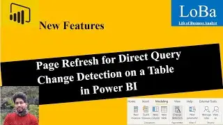 Power BI Auto Page Refresh for Direct Query | Change detection on a table for Direct Query