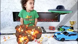 Baby Jafar's Diecast Car Adventure: Magical Playtime and Cool Video Effects for Kids!