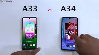 SAMSUNG A33 vs A34 - Speed Test