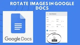 How to Rotate an Image in Google Docs