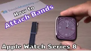 How To Attach Bands On Apple Watch Series 8!