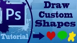 Photoshop Lesson- Draw Basic And Custom Shapes Using Shape Tools