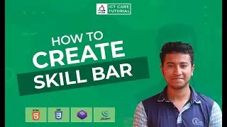 How To Create a Skill Bar Using HTML And CSS || Creating Animated Skill Bar using HTML And CSS.