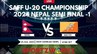 NEPAL VS BHUTAN | SAFF U-20 Men’s Championship 2024| NEPAL