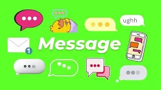 Animated Message GIF Green Screen Pack (Free Download)