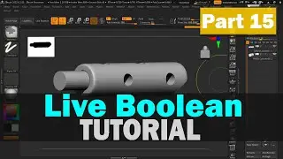 Tutorial Zbrush Clase #15 Live Boolean