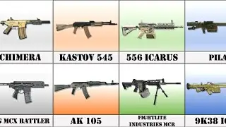 All Weapons in COD MW2 vs Real Life Comparison